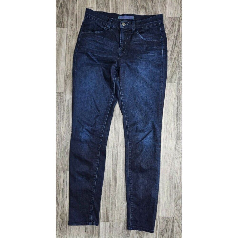 J Brand Womens Size 28 Pockets Maria Dynamite Whiskered Denim Blue Jeans